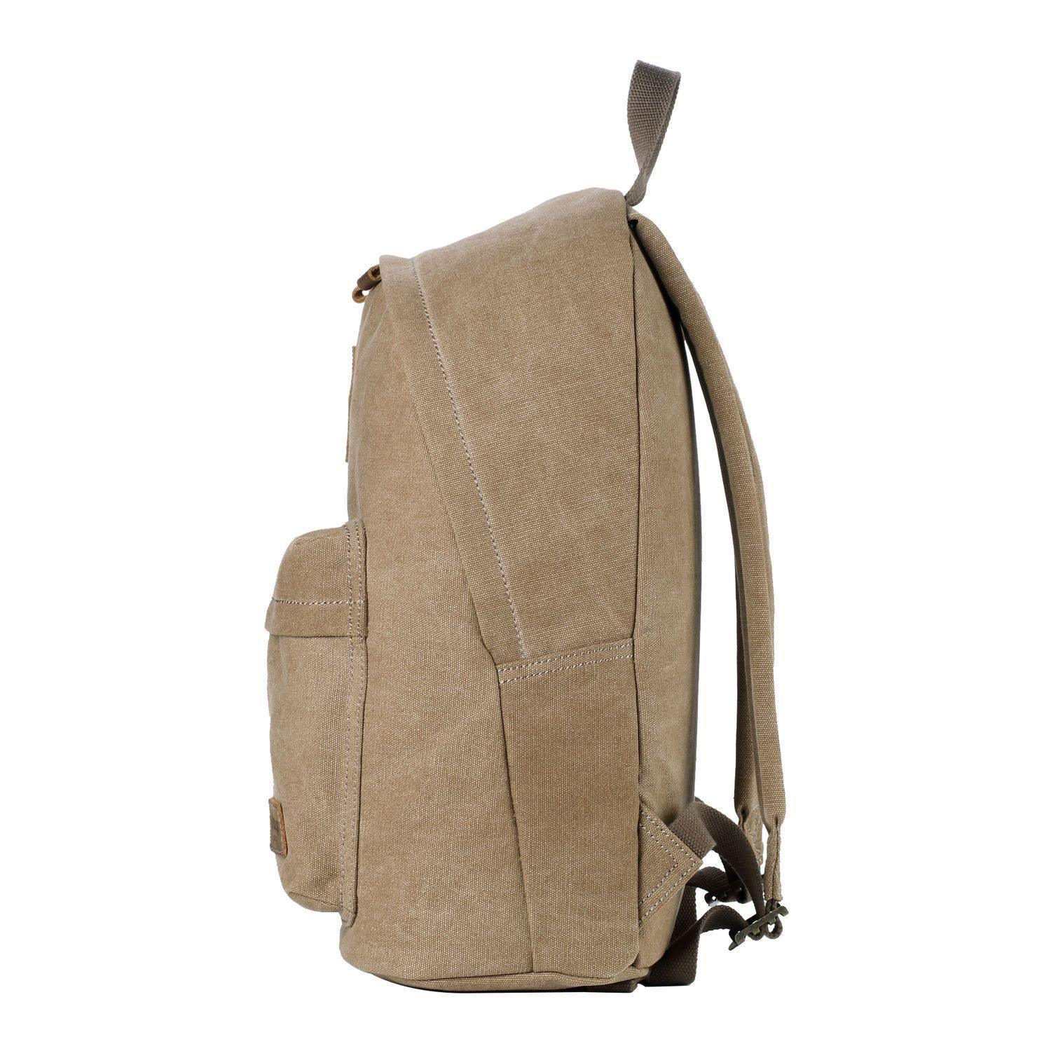 TRP0384 Troop London Heritage Canvas Backpack, Casual Daypack-25