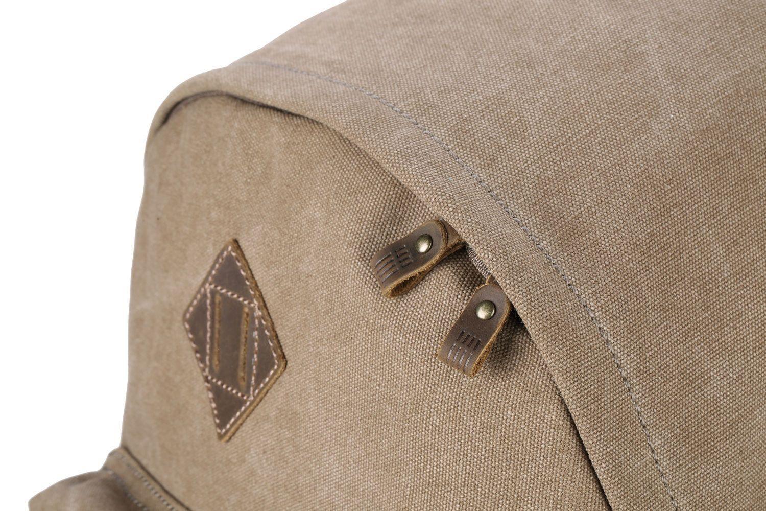 TRP0384 Troop London Heritage Canvas Backpack, Casual Daypack-29