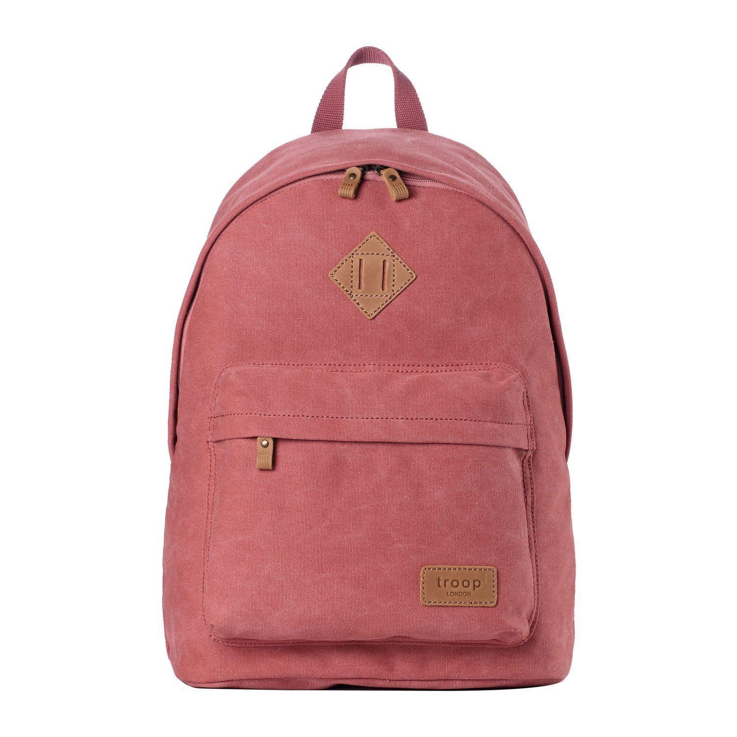 TRP0384 Troop London Heritage Canvas Backpack, Casual Daypack-42