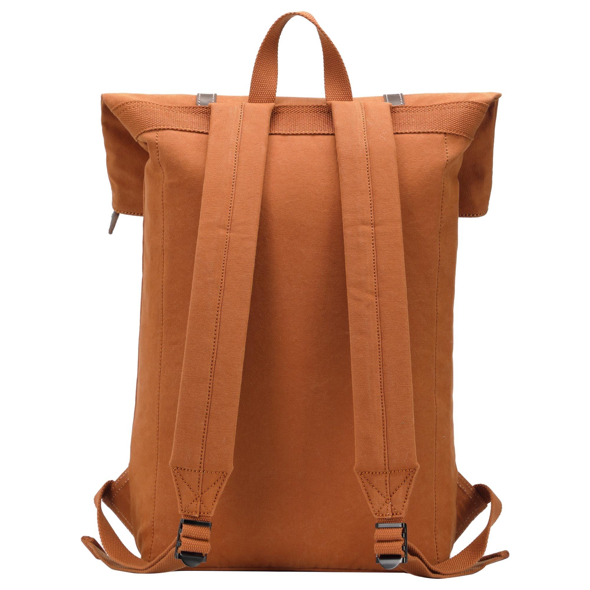 TRP0425 Troop London Heritage Canvas 15" Laptop Backpack, Smart Casual Daypack with Foldable Top-41