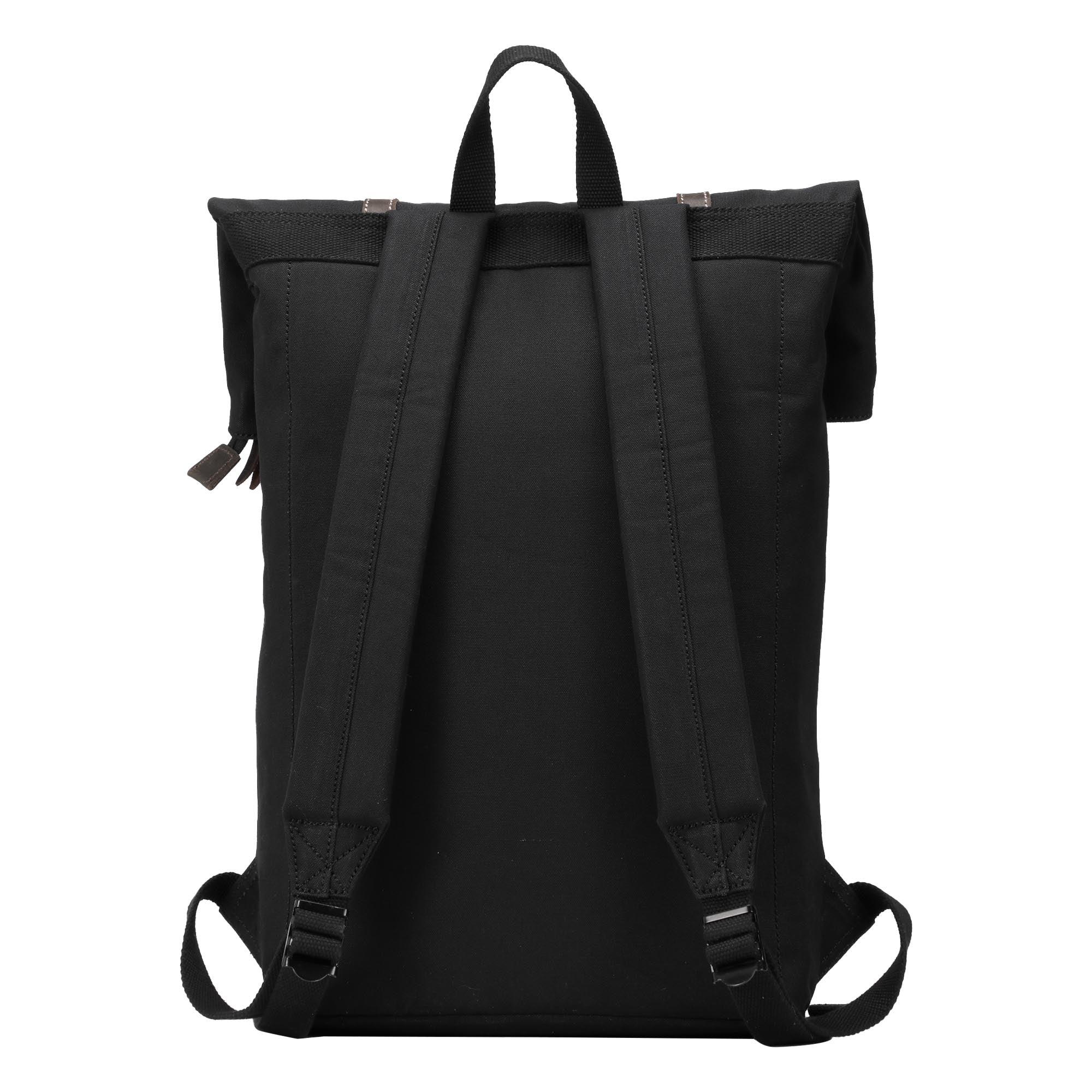 TRP0425 Troop London Heritage Canvas 15" Laptop Backpack, Smart Casual Daypack with Foldable Top-36