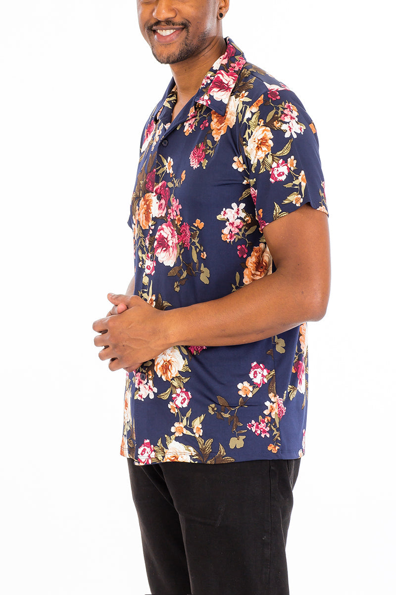 Riviera Floral Button Up-1