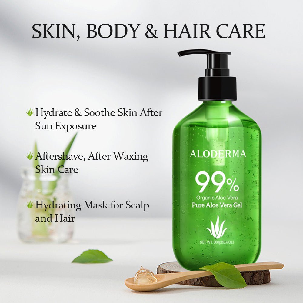 ALODERMA Pure Aloe Vera Gel 300g - AloeCure
