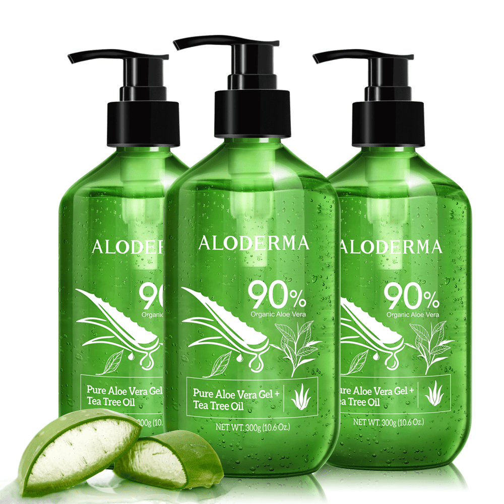 ALODERMA Pure Aloe Vera Gel + Tea Tree Oil - AloeCure