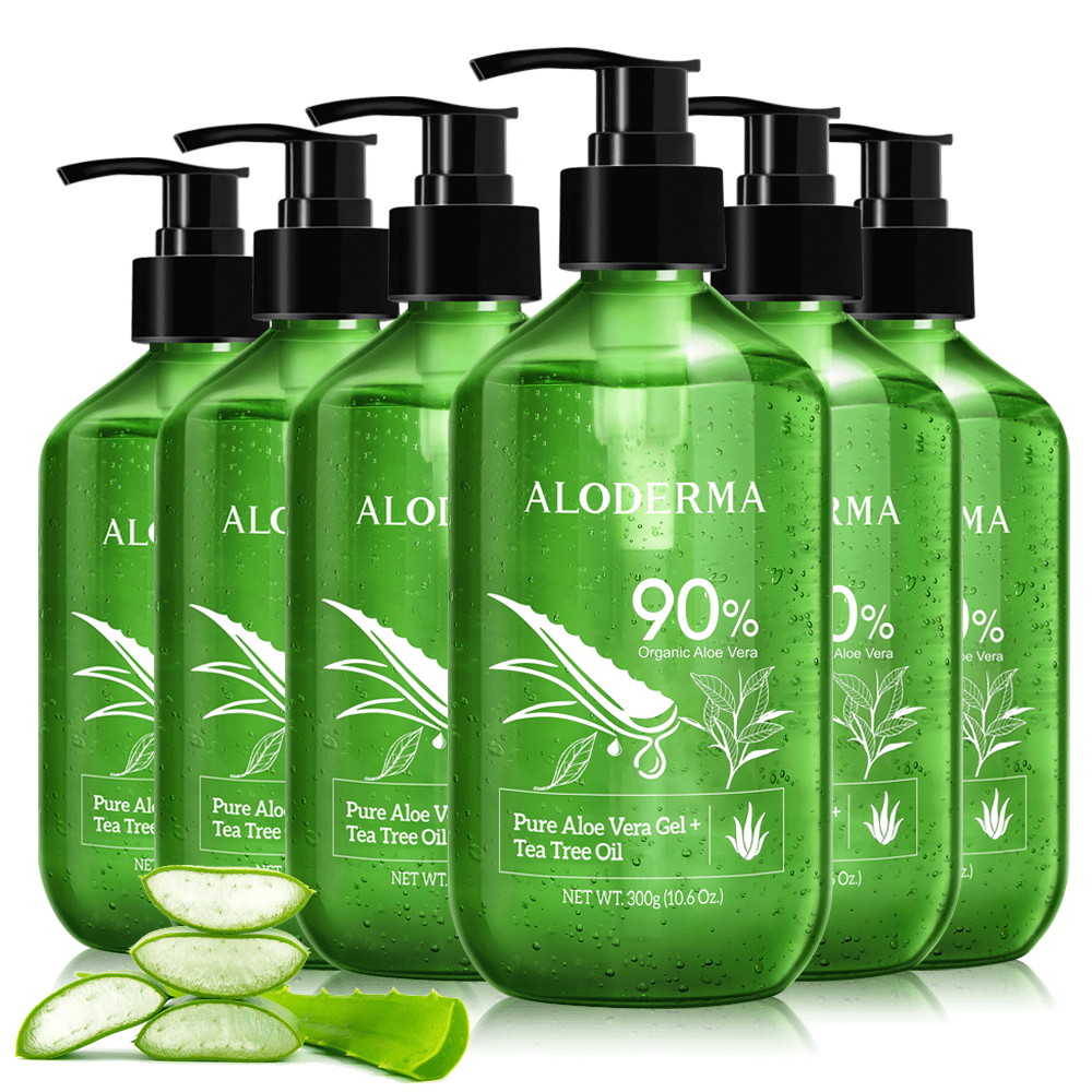 ALODERMA Pure Aloe Vera Gel + Tea Tree Oil - AloeCure
