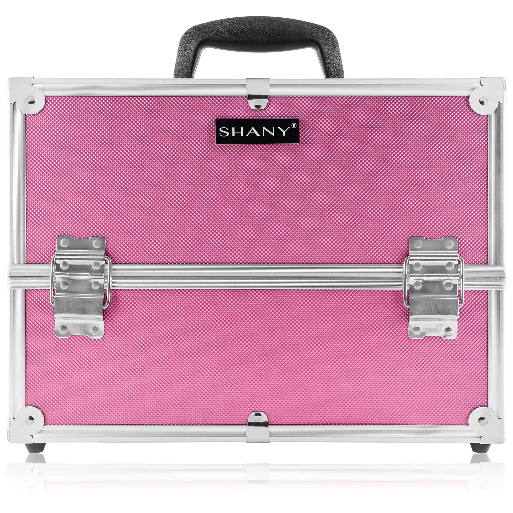Essential Pro Makeup Train Case with Shoulder Strap and Locks-6