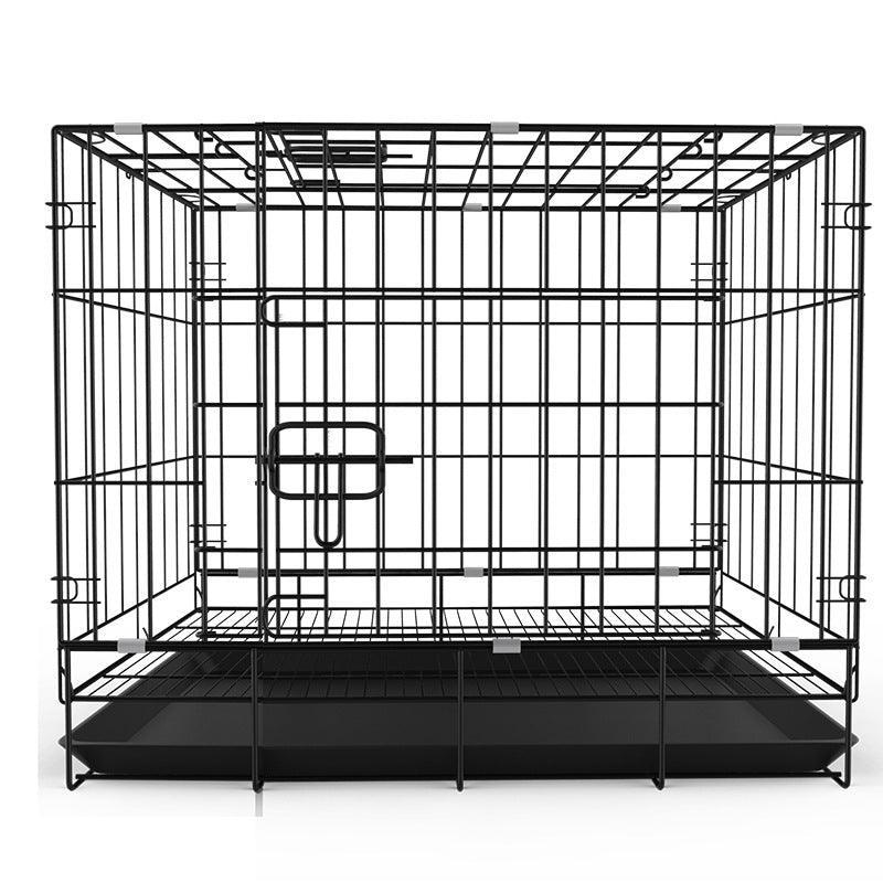 Bold Foldable Dog Pet Cage: Secure Enclosure For Your Furry Friend
