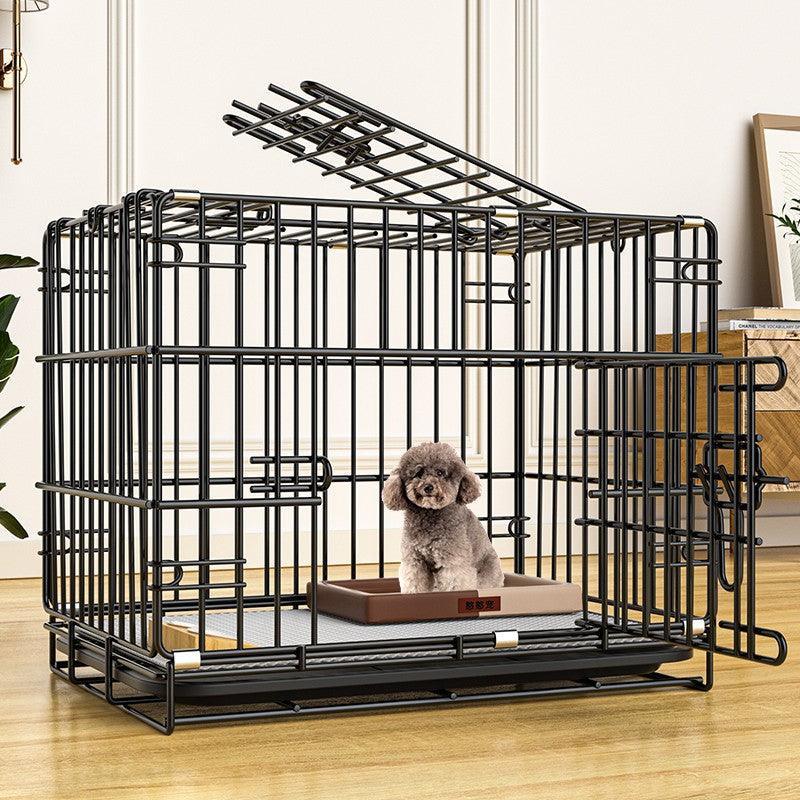 Bold Foldable Dog Pet Cage: Secure Enclosure For Your Furry Friend