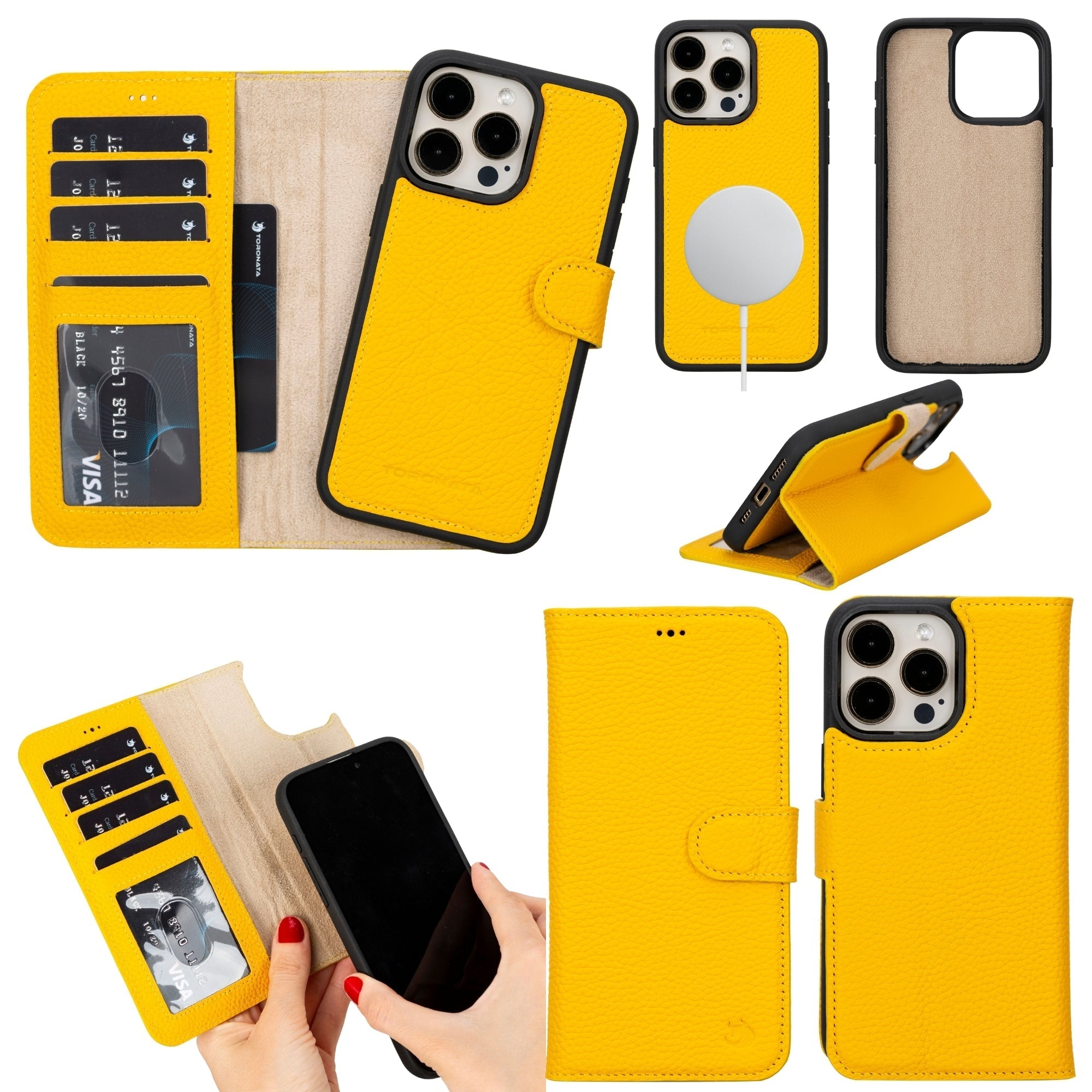 Casper Leather iPhone 15 Pro Wallet Case | MagSafe-11