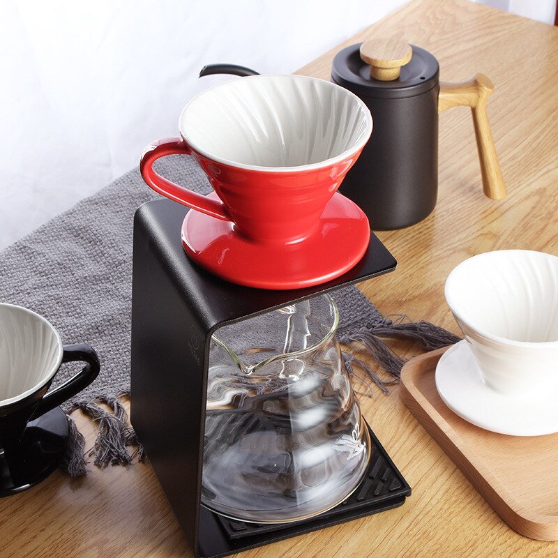 Coffee Dripper Hario V60 Style Drip Filter Cup Permanent Pour Over-12