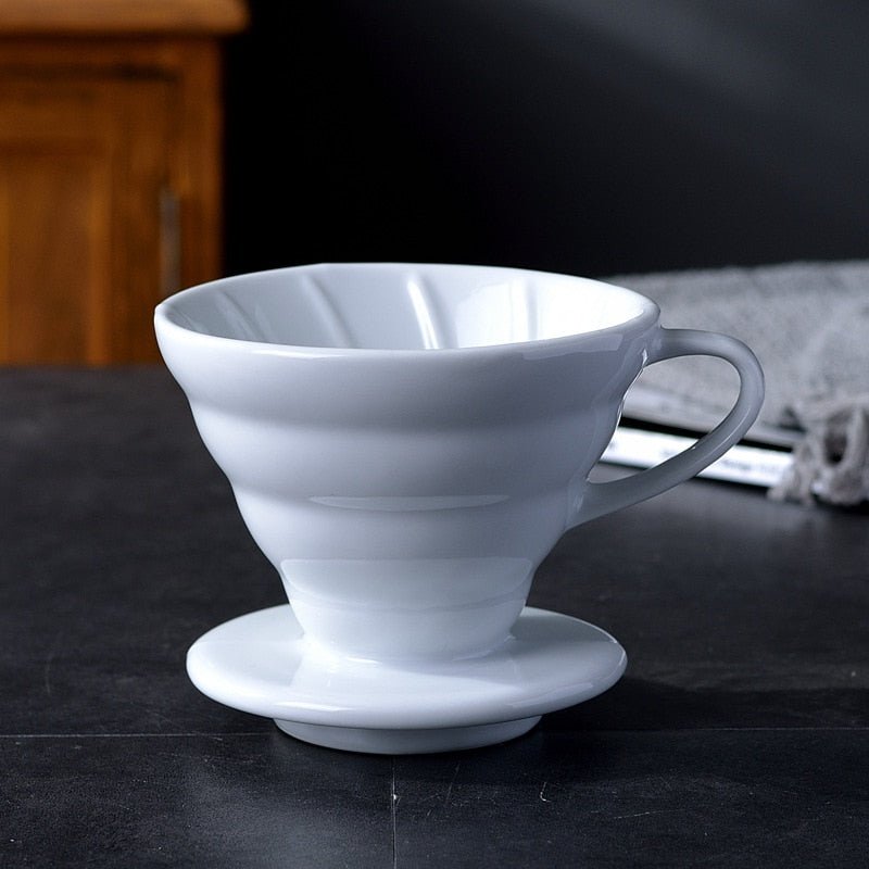 Coffee Dripper Hario V60 Style Drip Filter Cup Permanent Pour Over-1