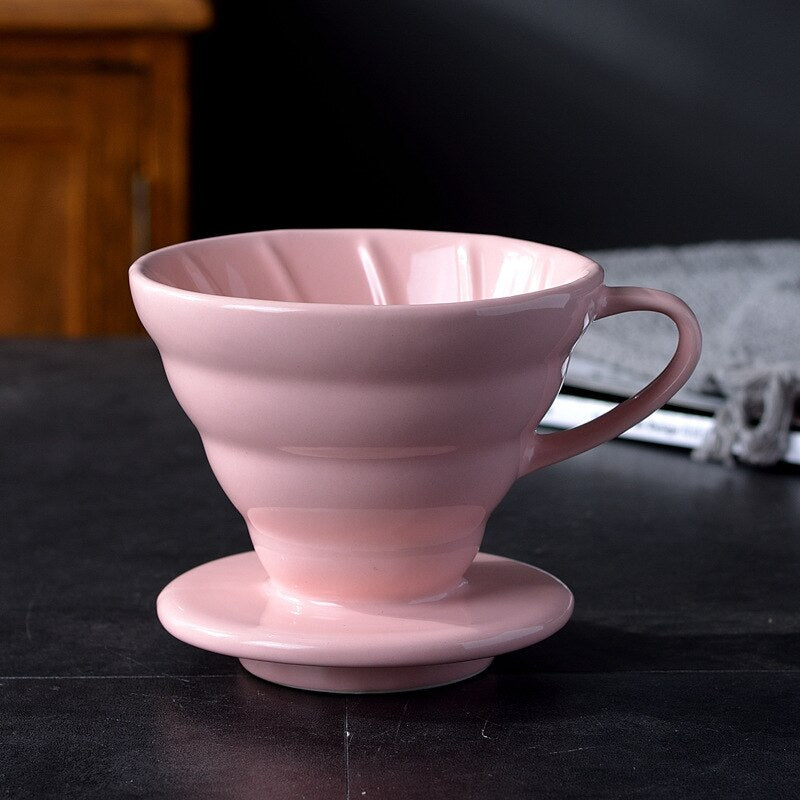 Coffee Dripper Hario V60 Style Drip Filter Cup Permanent Pour Over-5