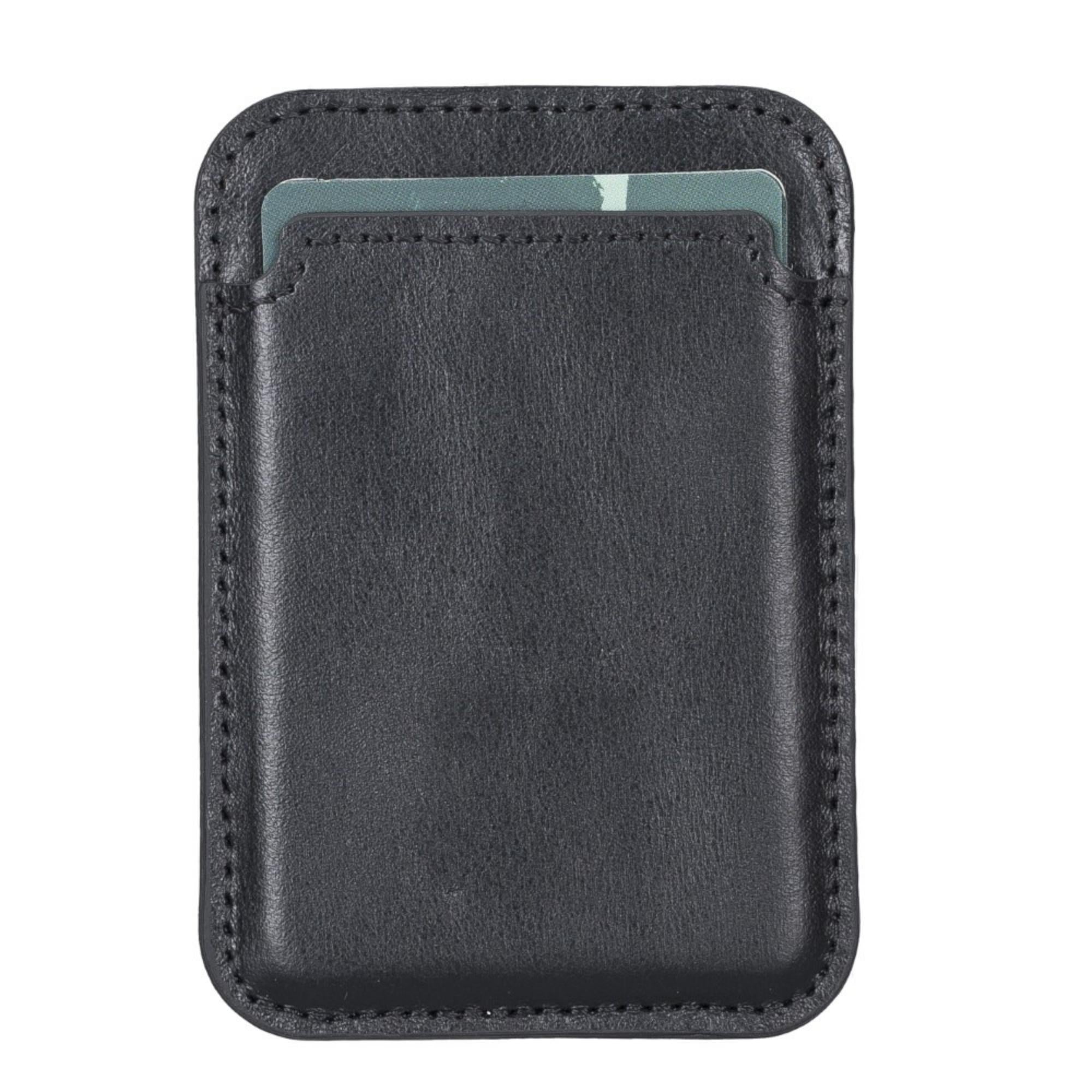 Cortland Full-Grain Leather Card Holder Wallet with Magnet-9