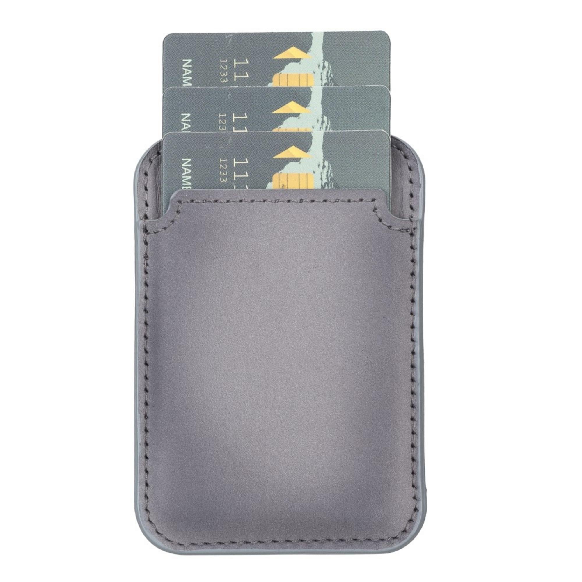 Cortland Full-Grain Leather Card Holder Wallet with Magnet-17