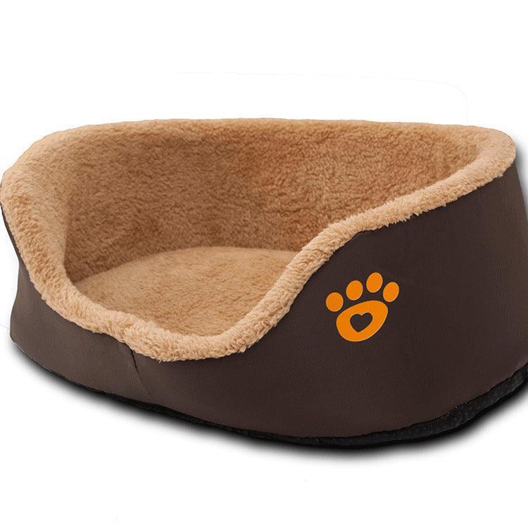 Cozypaws Plush Round Dog Bed - Luxurious Warmth For Your Furry Friend