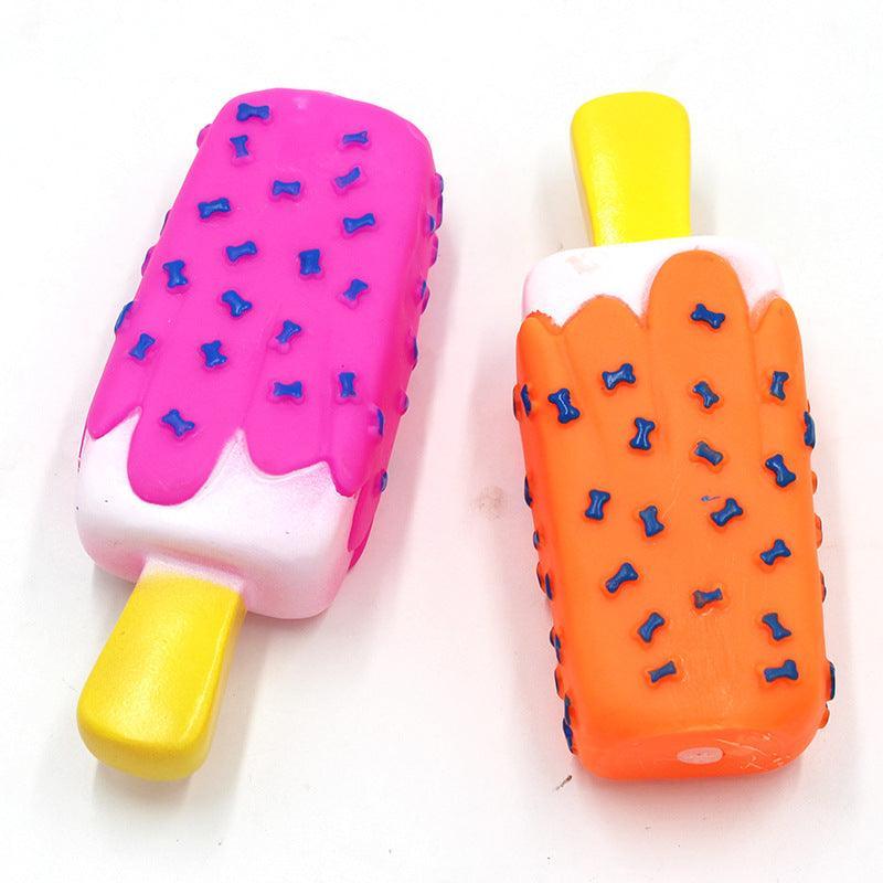 Deliciously Charming Dog Vinyl Popsicle Ice Cream Toy