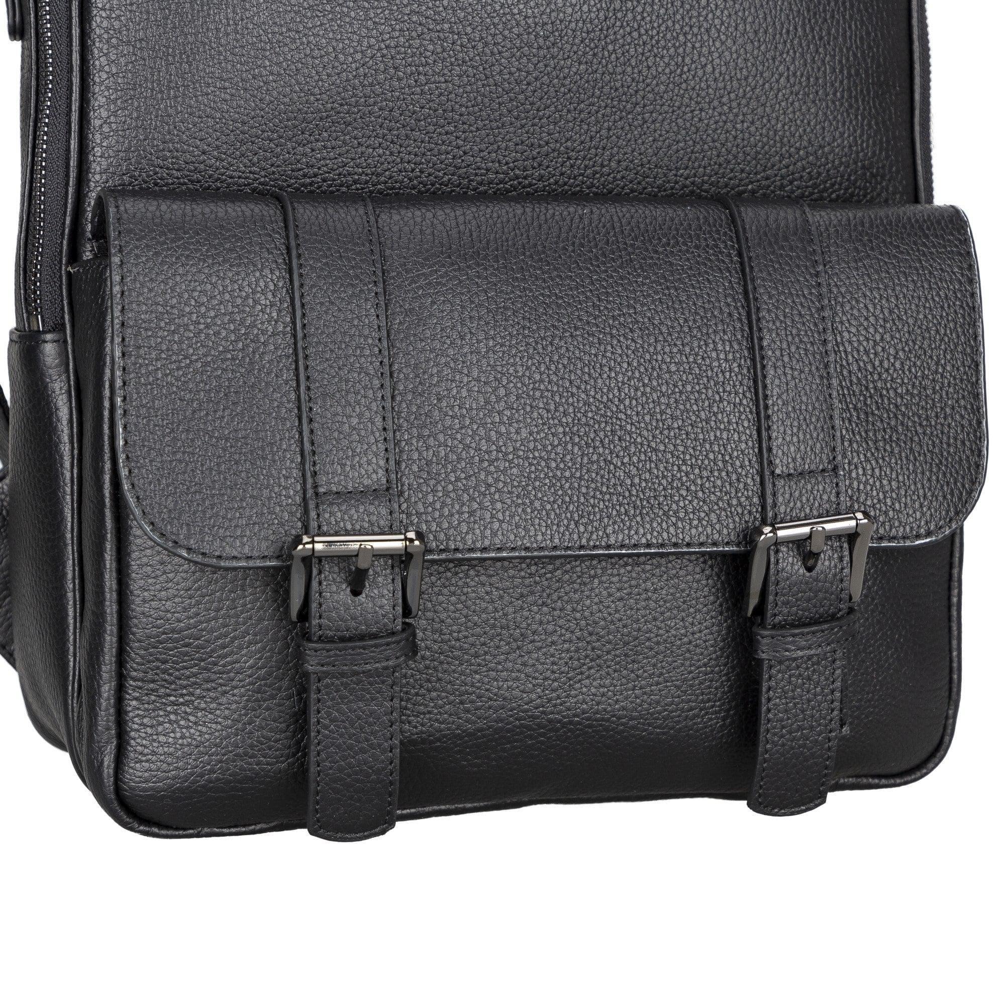 Elmira Leather Laptop Backpack for Men and Women-10