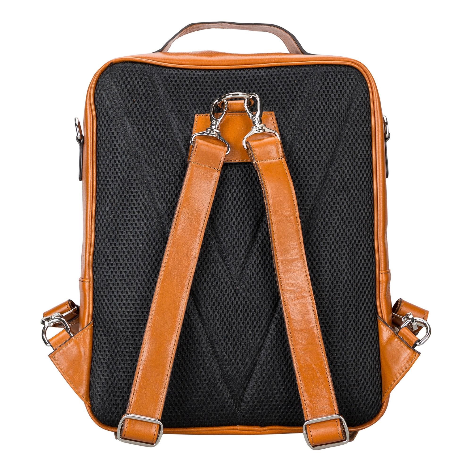 Elmira Leather Laptop Backpack for Men and Women-16