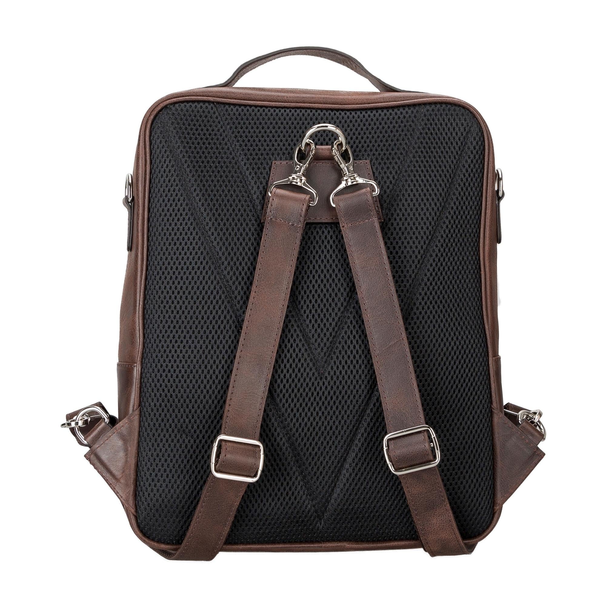 Elmira Leather Laptop Backpack for Men and Women-22