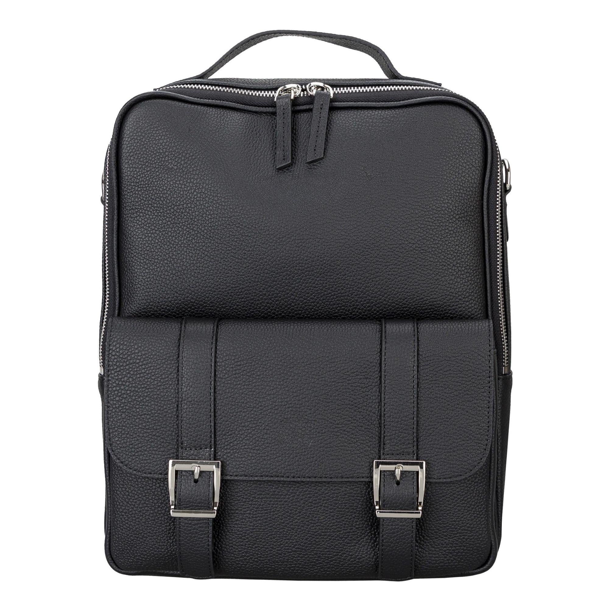 Elmira Leather Laptop Backpack for Men and Women-6
