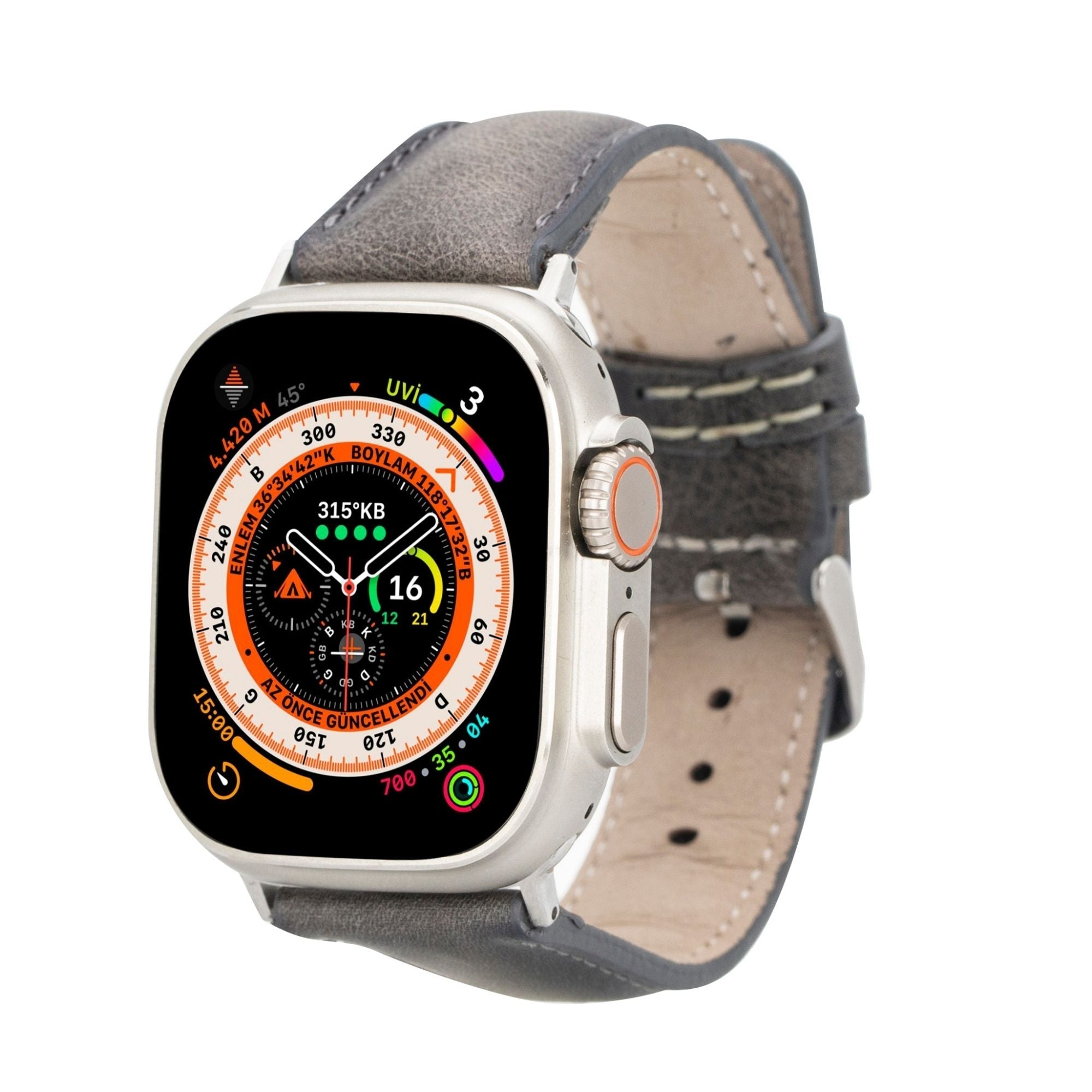 Guernsey Leather Bands for Apple Watch 9, Ultra 2 & SE-25