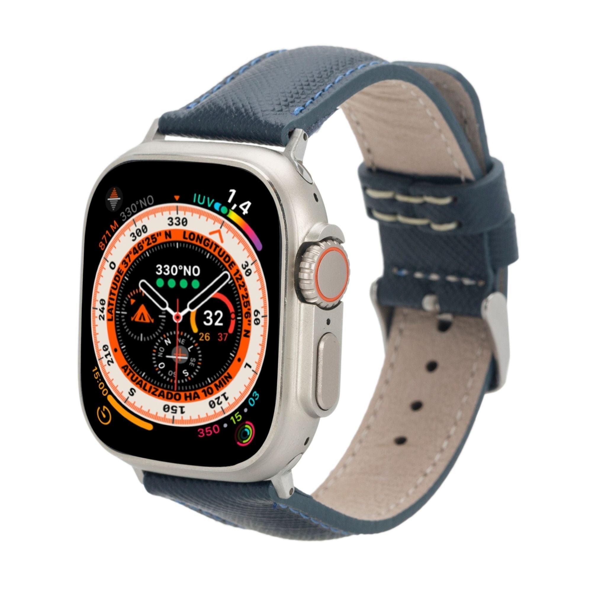 Guernsey Leather Bands for Apple Watch 9, Ultra 2 & SE-15