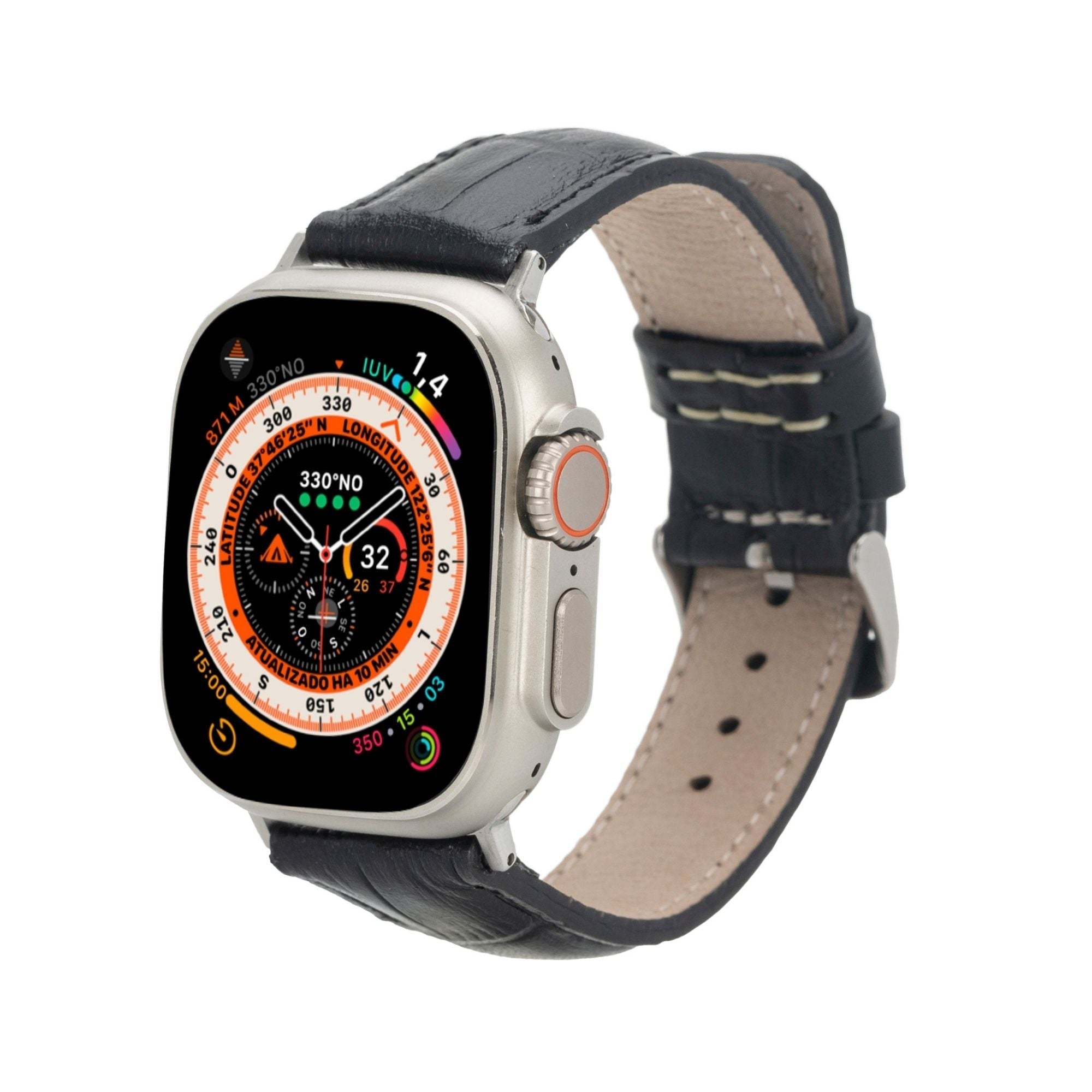 Guernsey Leather Bands for Apple Watch 9, Ultra 2 & SE-30