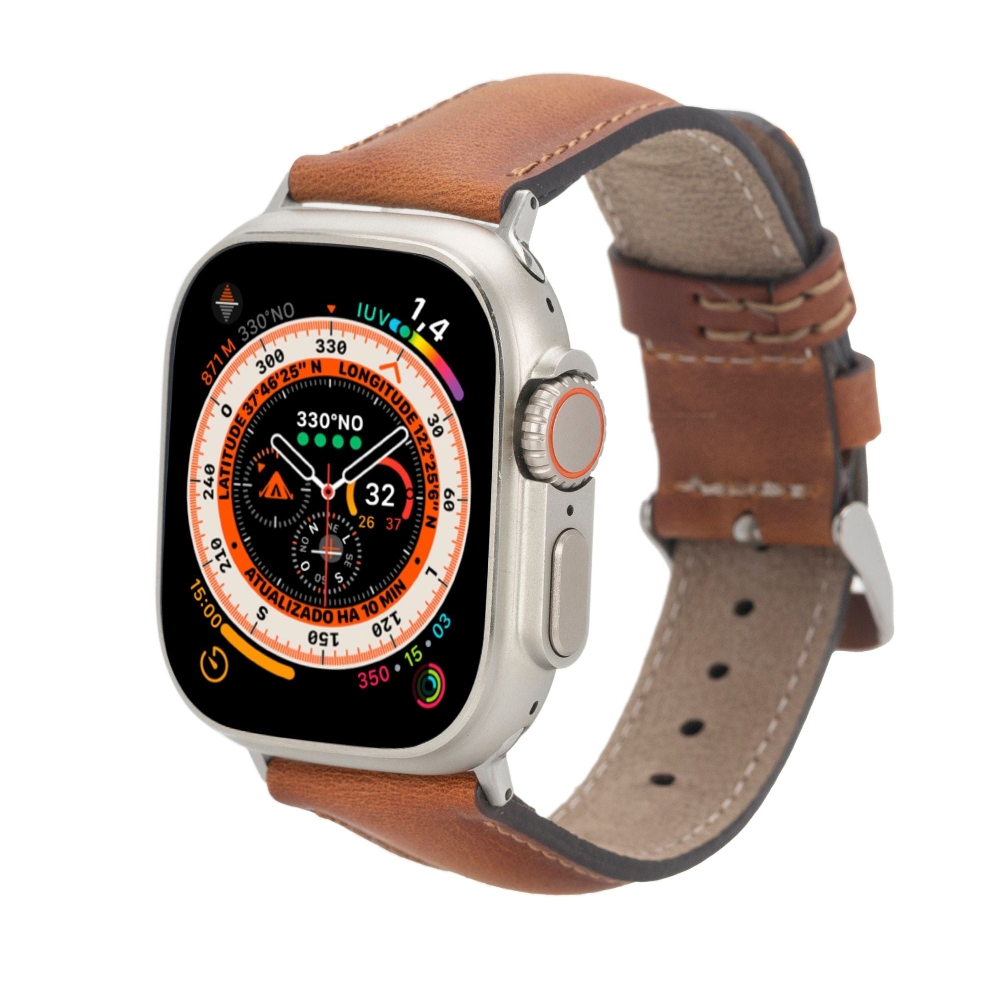 Guernsey Leather Bands for Apple Watch 9, Ultra 2 & SE-20