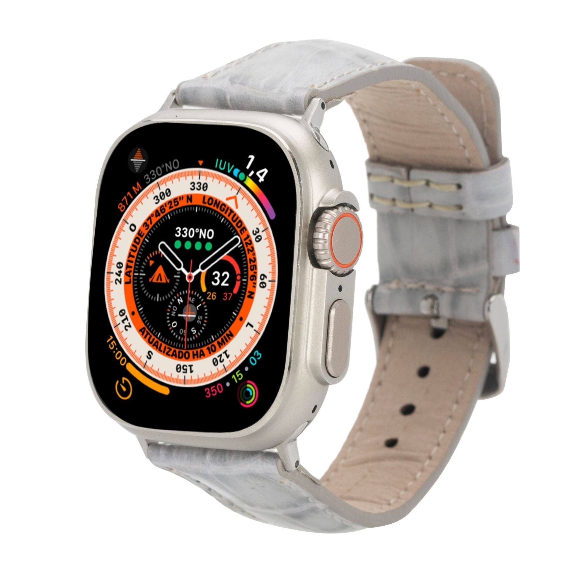 Guernsey Leather Bands for Apple Watch 9, Ultra 2 & SE-40