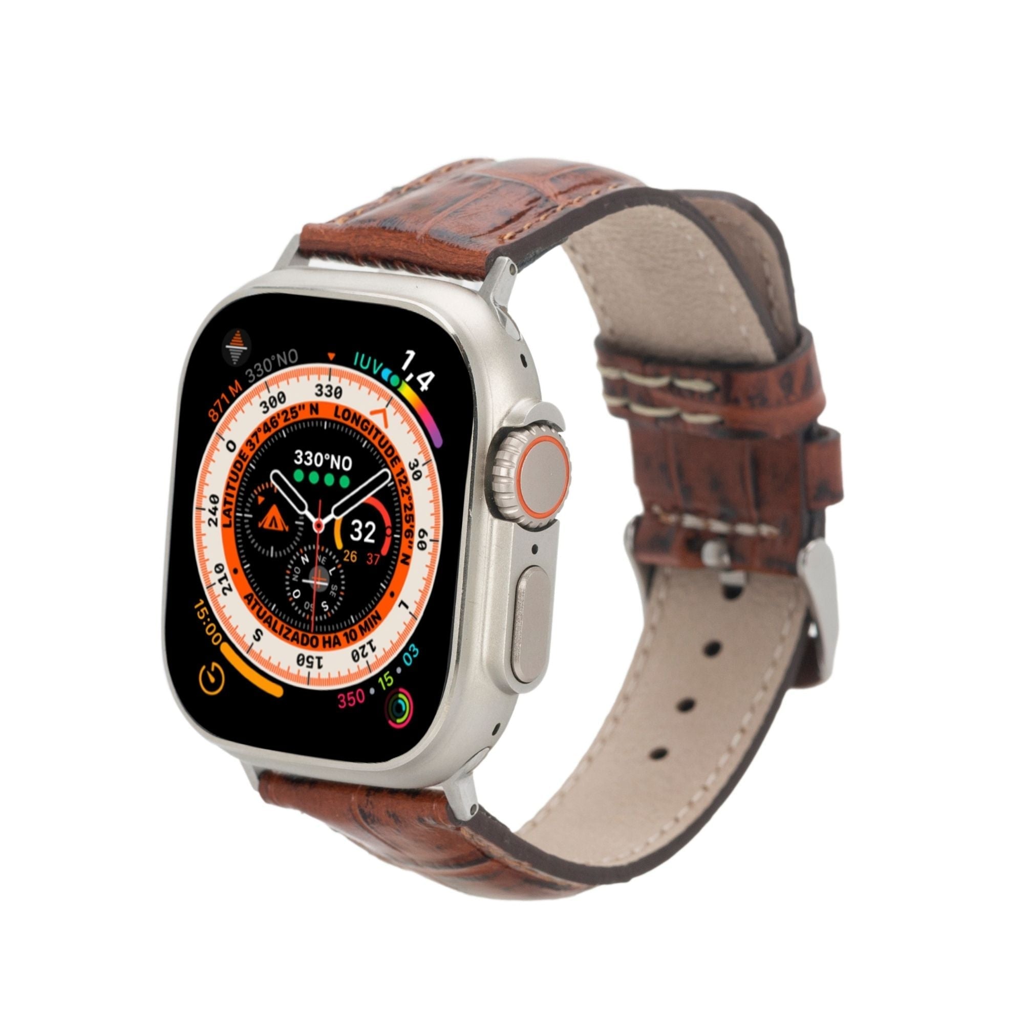 Guernsey Leather Bands for Apple Watch 9, Ultra 2 & SE-45