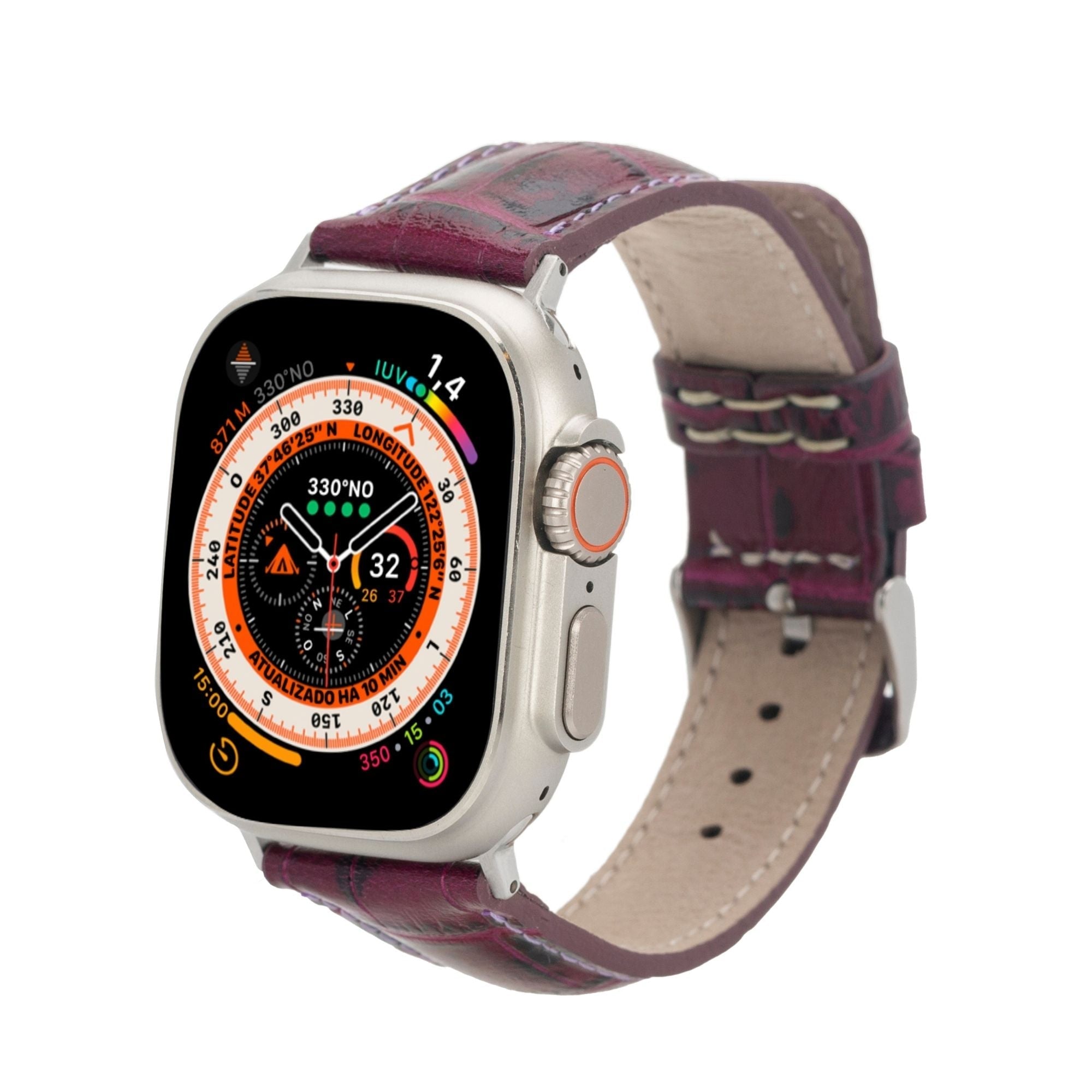 Guernsey Leather Bands for Apple Watch 9, Ultra 2 & SE-35