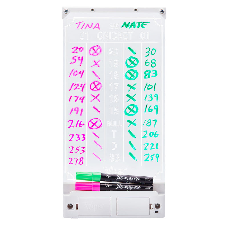 Viper Illumiscore Dart Scoreboard White-4