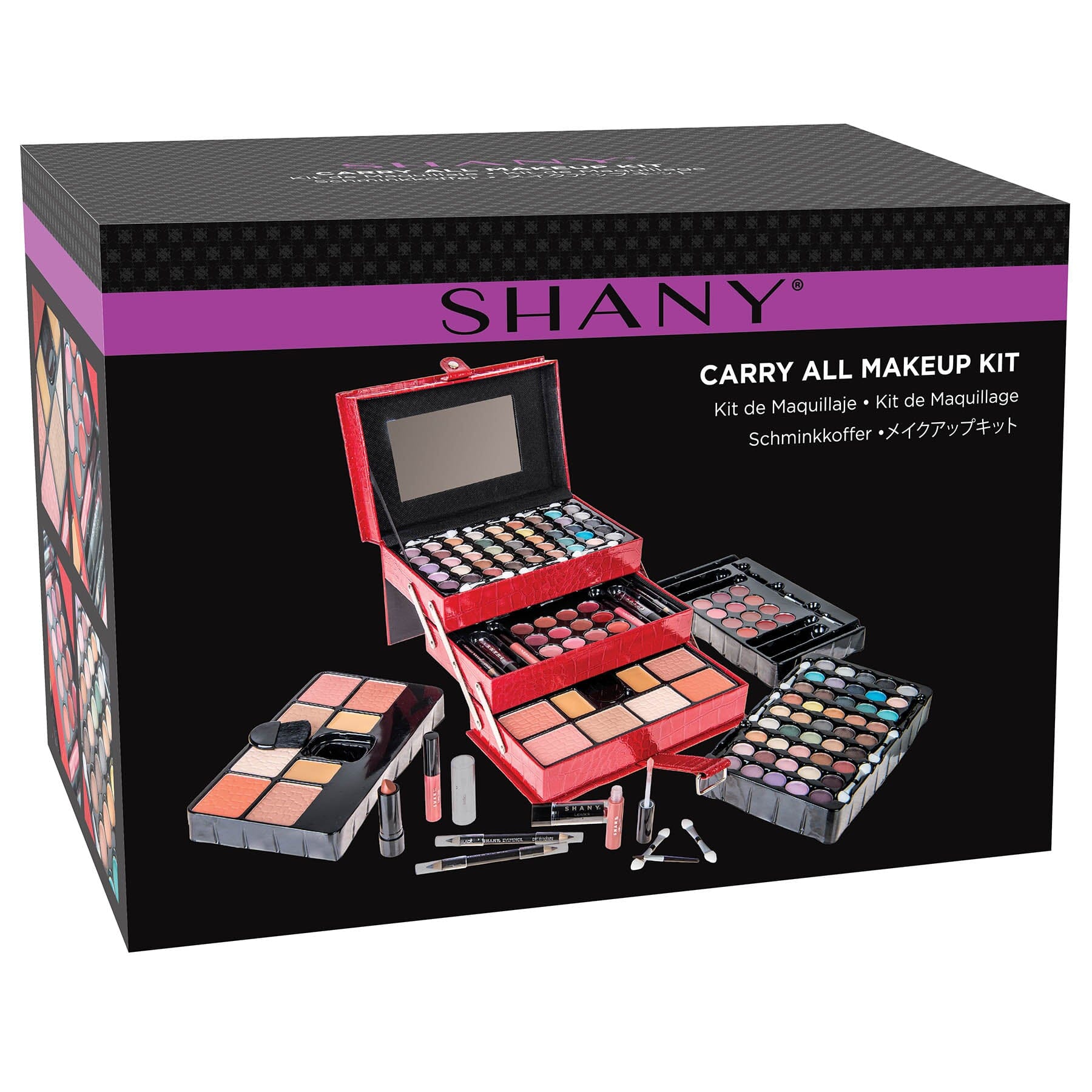 All In One Professional Makeup Kit with Makeup Storage-18