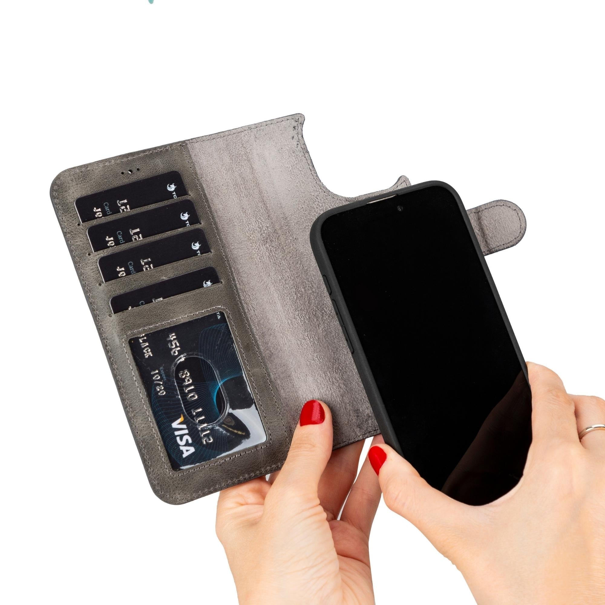 Casper Leather iPhone 15 Series Wallet Case-88