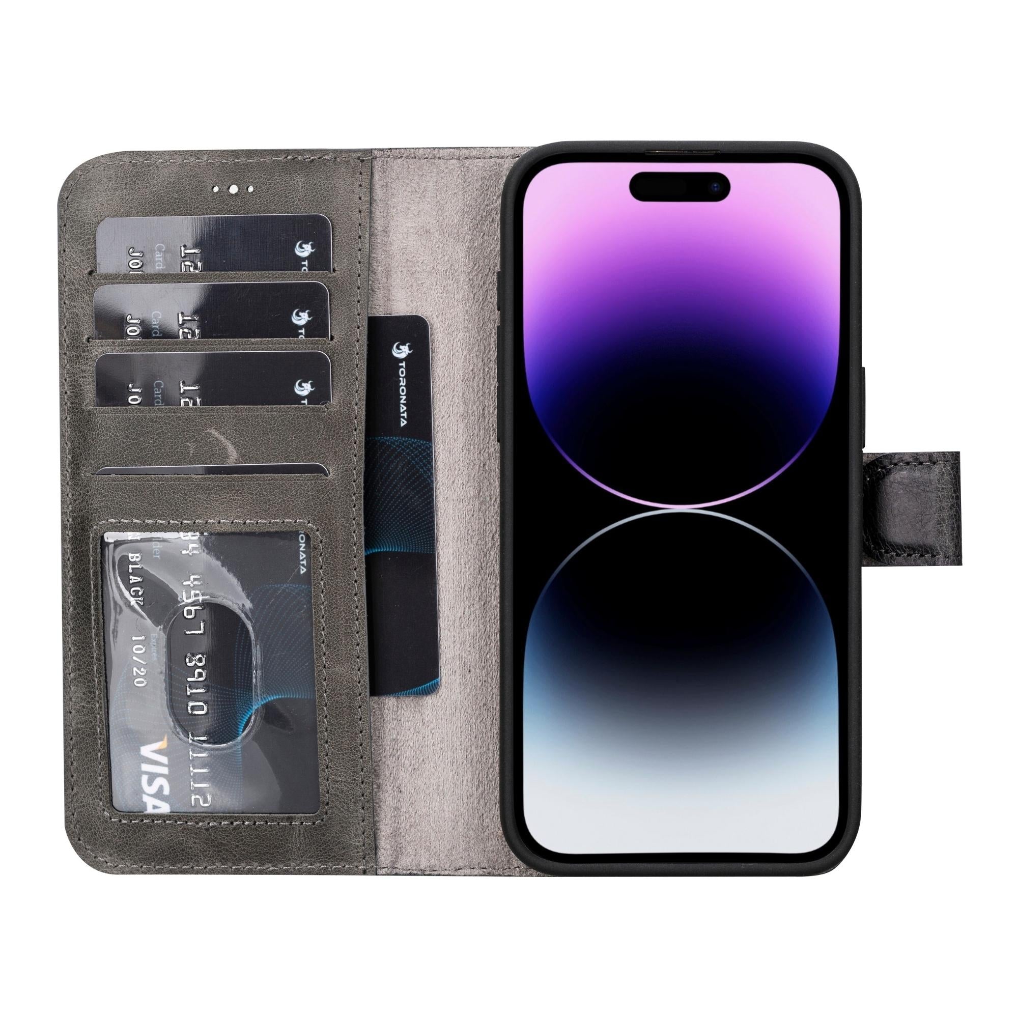 Casper Leather iPhone 15 Series Wallet Case-89