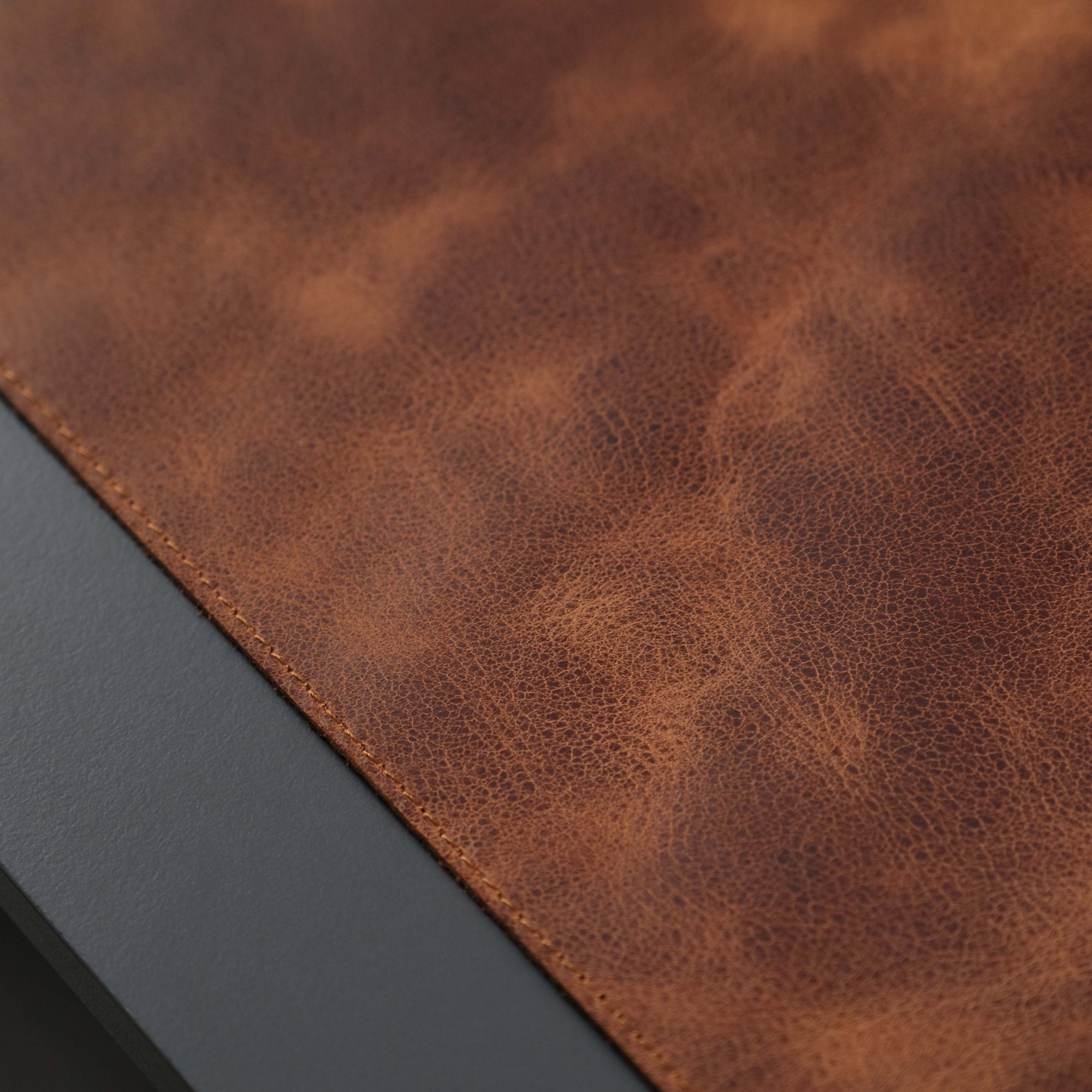 Jersey Antic Tan Leather Desk Pad for Office and Home-6