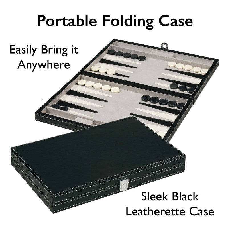 Mainstreet Classics Classic 15" Backgammon Set-4
