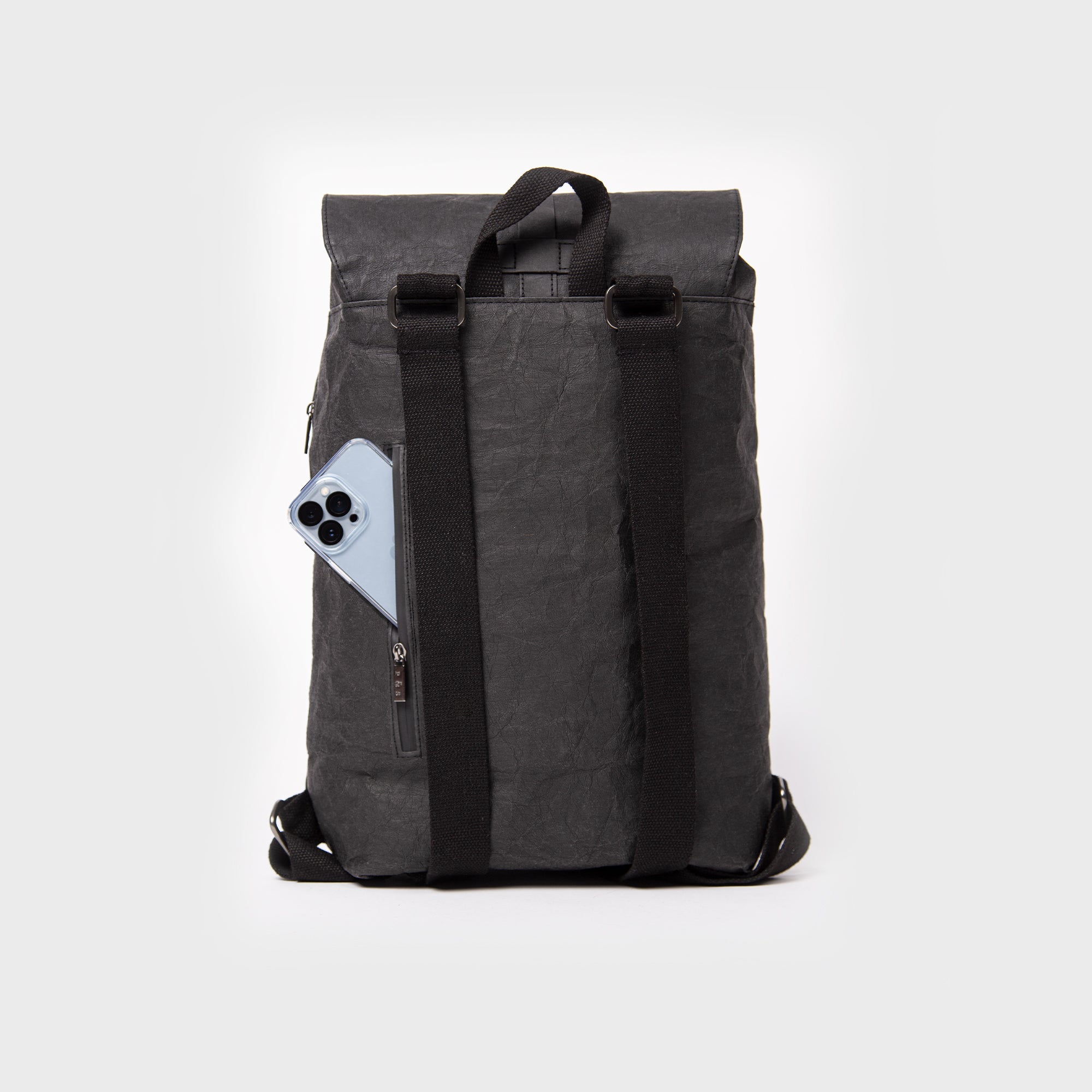 Big Oak Kraft Paper Backpack | Black Edition-3