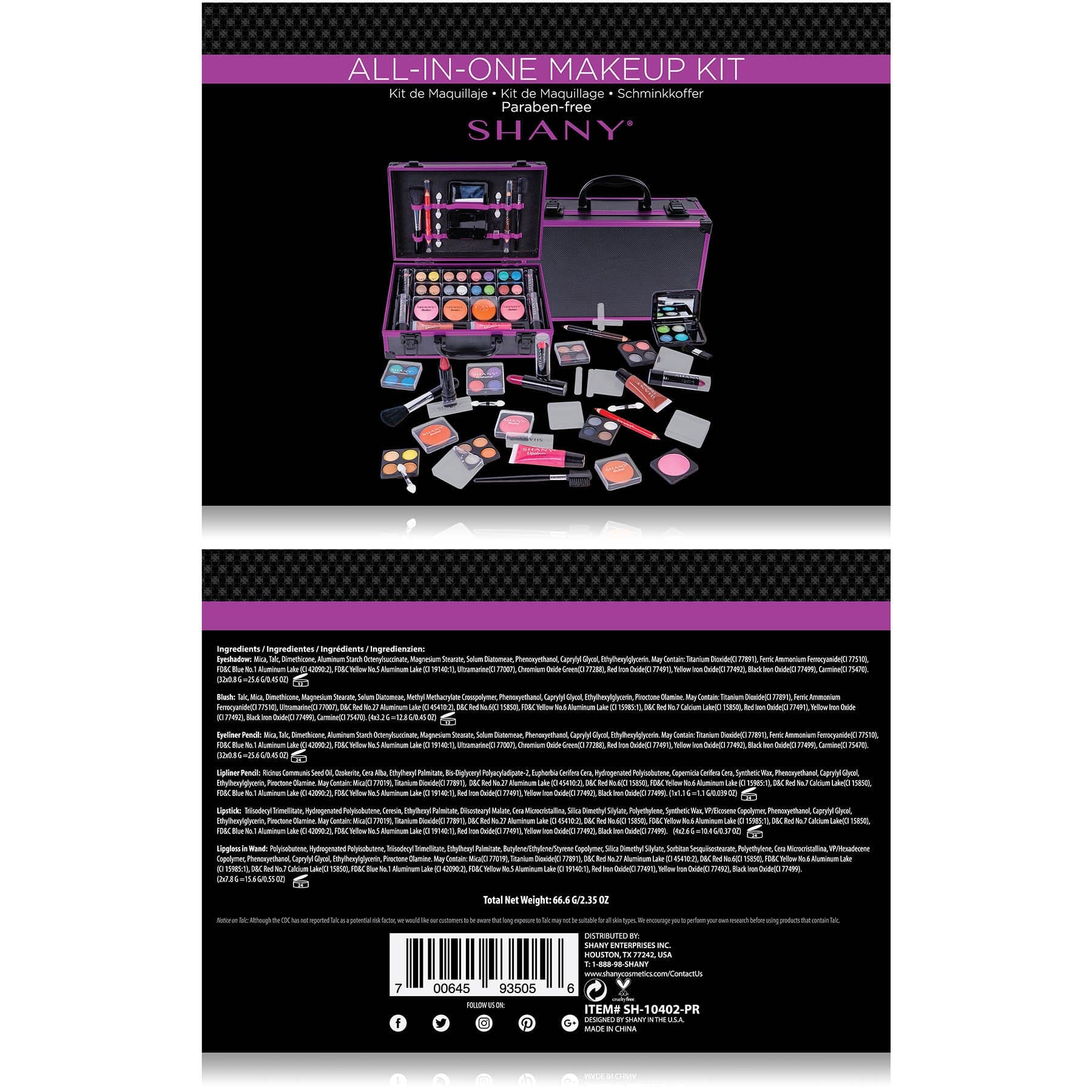 Carry All Makeup Train Case - Makeup Set-20