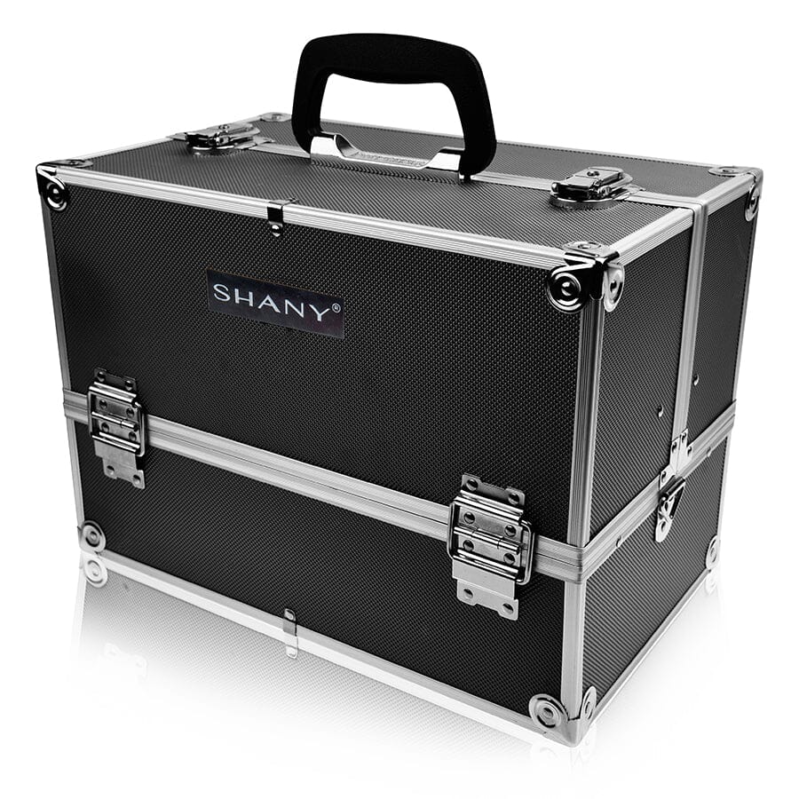 Essential Pro Makeup Train Case with Shoulder Strap and Locks-11