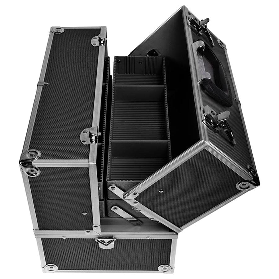 Essential Pro Makeup Train Case with Shoulder Strap and Locks-19