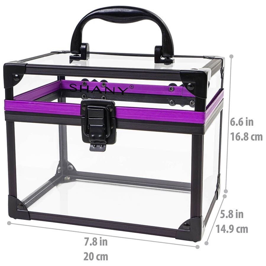 Clear Cosmetics and Toiletry Train Case-16