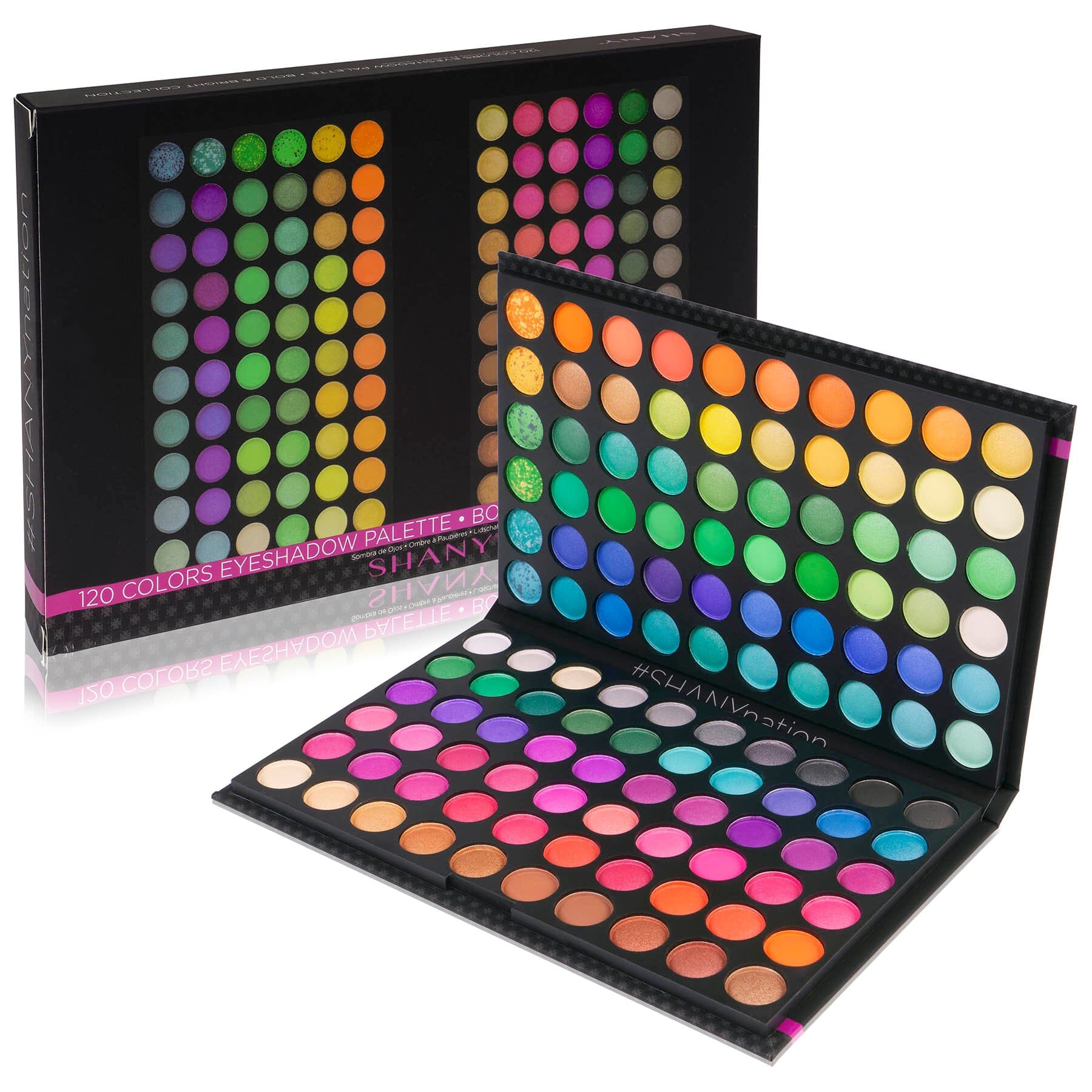 120 Colors Eye shadow Palette, Bold and Bright Collection,  Classic Neon-1