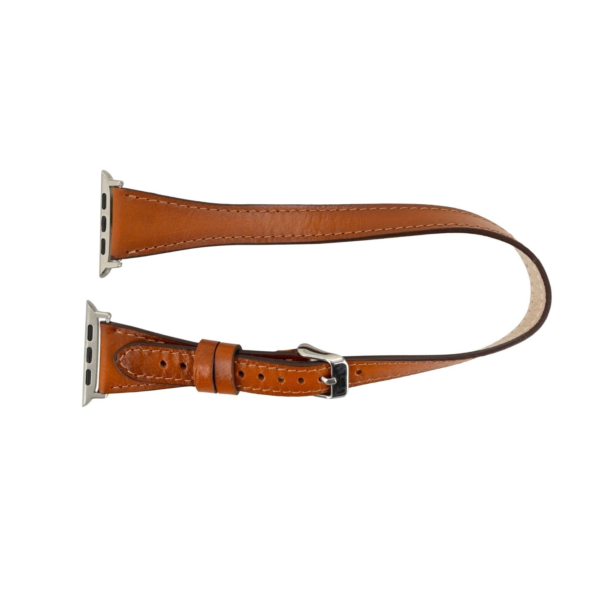 Vail Double Tour Leather Bands for Apple Watch 9, Ultra 2 and SE-2