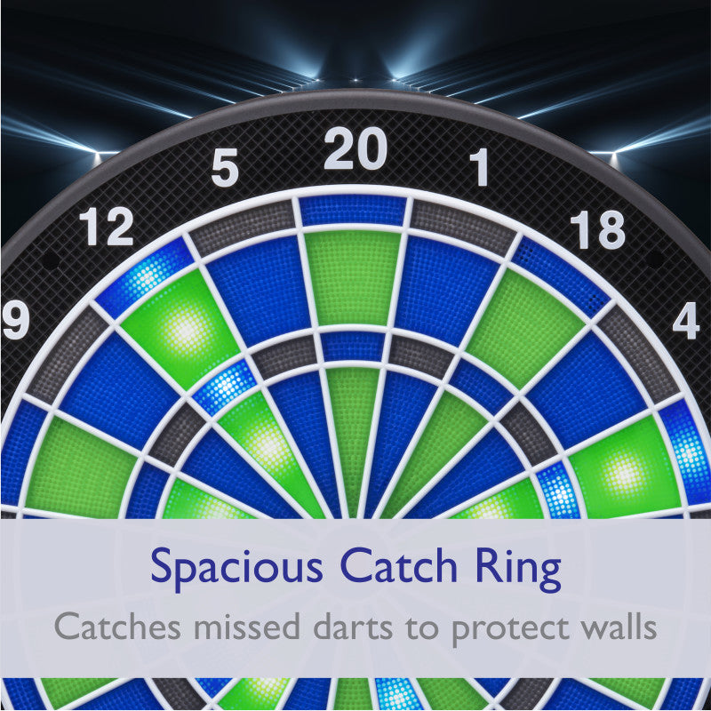 Viper Ion Illuminated Electronic Dartboard, 15.5" Regulation Target-3