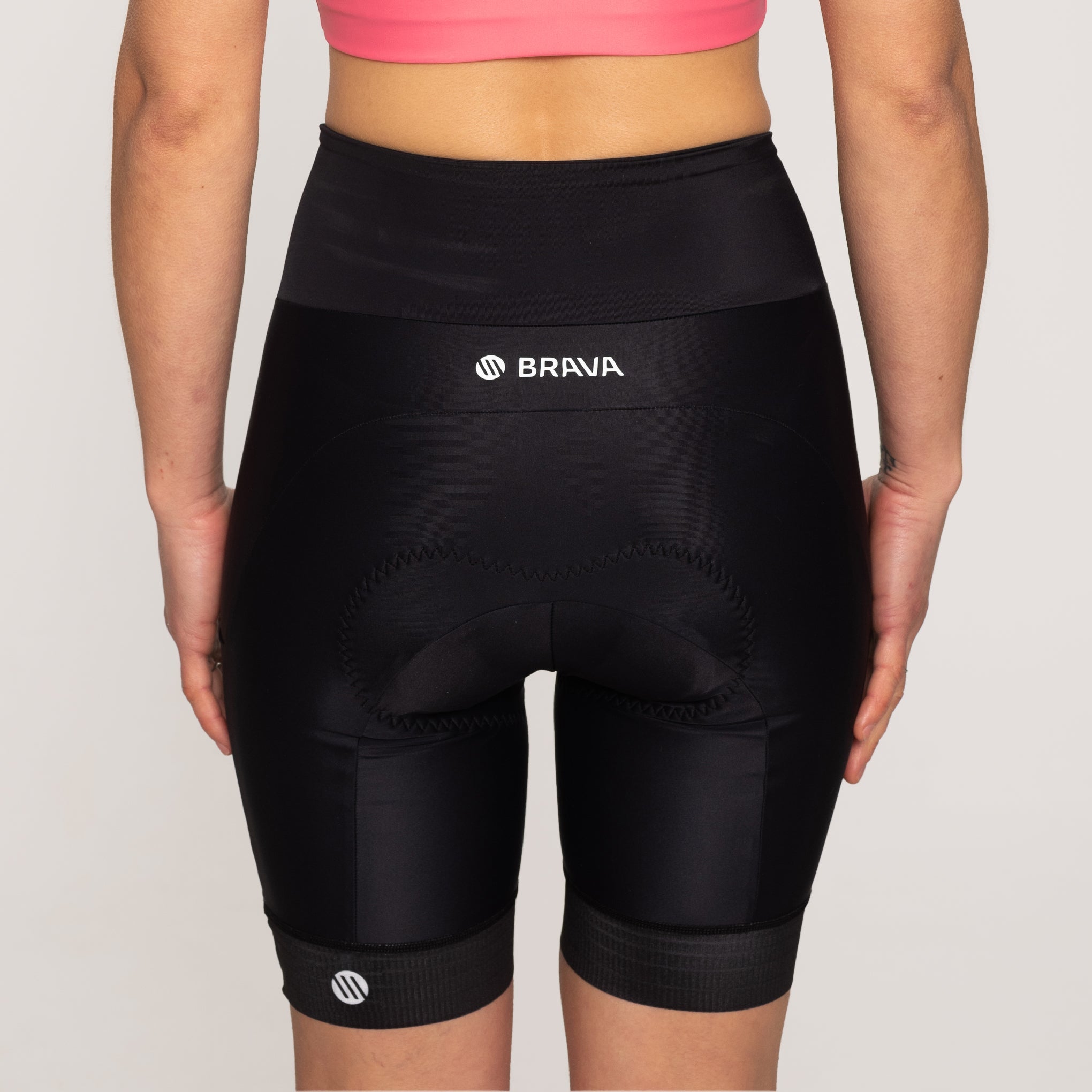 High Waist Cycling Short - All Black-1