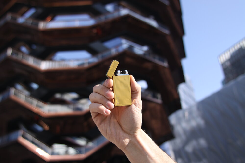 Golden Dual Arc Lighter-3