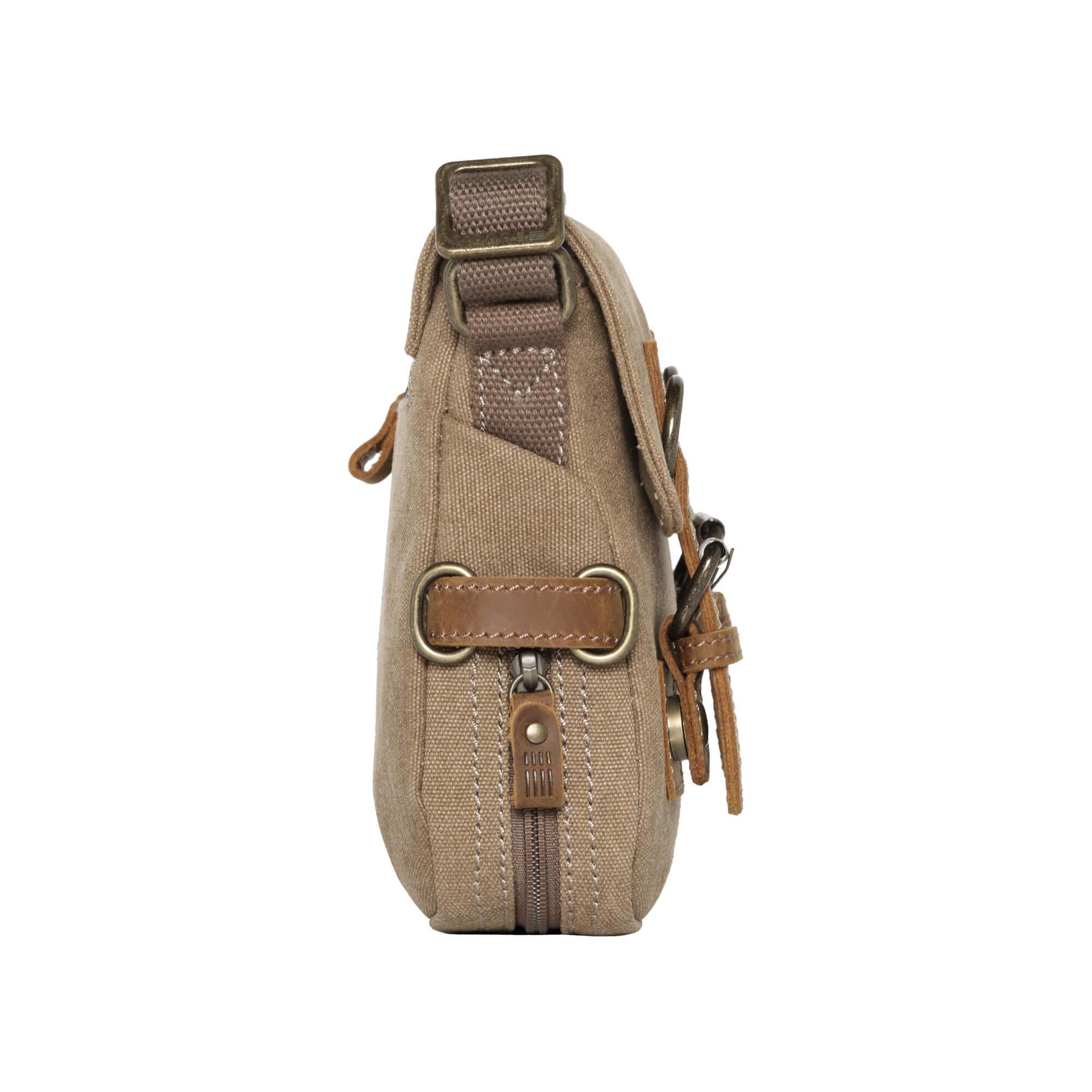 TRP0111 Troop London Classic Canvas Across Body Bag Travel Bag-7
