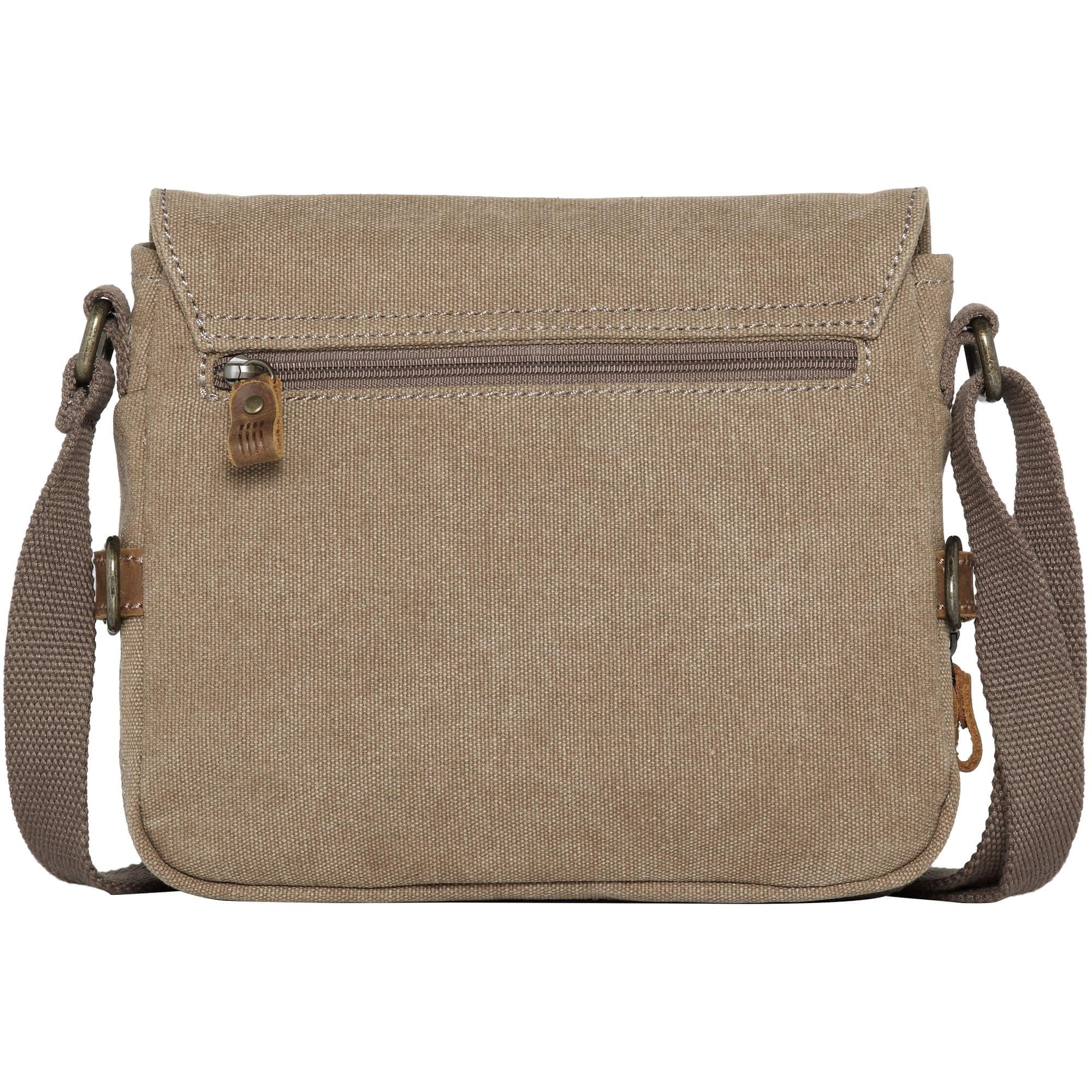 TRP0111 Troop London Classic Canvas Across Body Bag Travel Bag-8