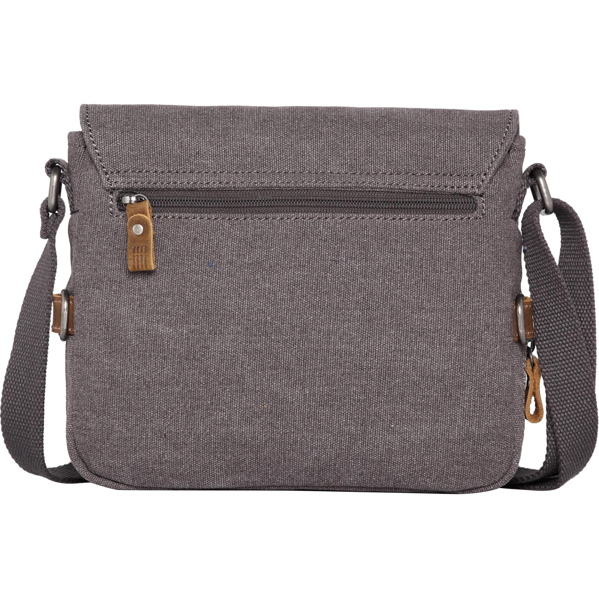 TRP0111 Troop London Classic Canvas Across Body Bag Travel Bag-13